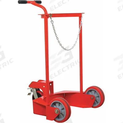 APPROVED VENDOR Cylinder Cart: 1,000 lb, 1 Cylinder Capacity, 20 in Max. Tank Dia. - Three-Wheel Vertical Liquid Gas Cylinder Carts