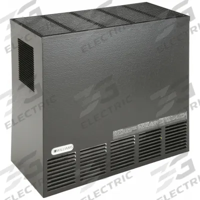 WILLIAMS COMFORT PRODUCTS Hearth Heater: Natural Gas, Solid Face Cabinet - Freestanding Vented Gas Floor Heaters