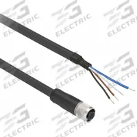Photoelectric Sensor Connector 300V 4A: M8 Female Straight X Bare Wire, 4 Pins, Black, PUR (MPN XZCP0941L10). Key specifications — Cable Jacket Color: Black; End 1 Mounting Orientation: Straight; End 1 Gender: Female; End 1 Connection Type: M8; Cable Jacket Material: PUR; Brand: TELEMECANIQUE SENSORS; IP Rating: IP67; End 2 Connection Type: Bare Wire.