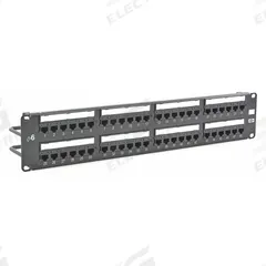 HUBBELL PREMISE WIRING Patch Panel: Flat, 2 Rack Units, 48 Ports, 6, IDC, 4-Pr PoE (4PPOE), Steel (MPN HP648). Key specifications — Brand: HUBBELL PREMISE WIRING; Compatible Cable Performance Category: 6; Material: Steel; _Access Type: Rear Access; _Port Labeling: Front Numbered; _Power Over Ethernet: 4-Pair PoE (4PPOE); _Rear Termination: IDC; _Series: NextSpeed.