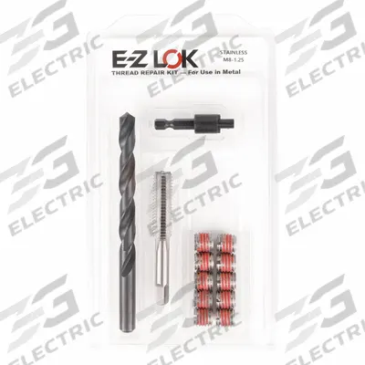 APPROVED VENDOR Self Locking Thread Insert: Std Wall, M8-1.25 Int Thrd Sz - Self-Locking Insert & Installation Tool Kits