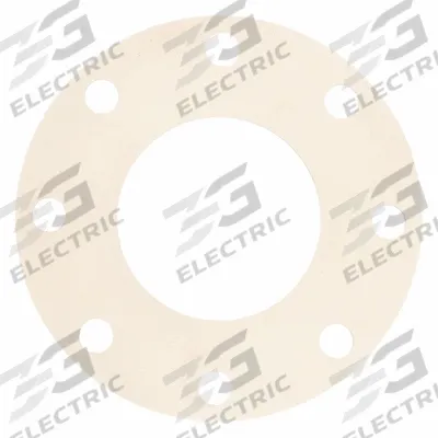 APPROVED VENDOR Full Face Flange Gasket: Class 150, Buna-N, For 5 in Pipe, 1/8 in Thick - Food-Grade Buna-N Full-Face Gaskets