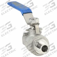 APPROVED VENDOR Manual Two-Way Ball Valve: 1/2 in, 316 Stainless Steel, Straight Valve Body, Lever (MPN G-SSVM-50NLH). Key specifications — Brand: APPROVED VENDOR; Handle: Lever.