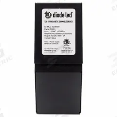 LED Driver: 20 W Power Output, 120V AC, 24V DC, 6 3/8 in Lg, Damp Location Rated, 2 5/8 in Ht (MPN DI-MLV-24V20W). Key specifications — attr1264212: Driver Only; attr1264214: 120V AC; attr1264224: 24V DC; attr1264225: 20 W; attr1264175: DIODE LED.