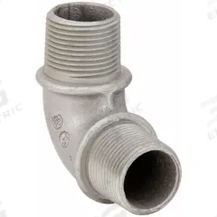 Elbow, 90 Degrees: Iron, Electroplated, ELM, 1/2 in Trade Size, Male to Male, NPT (MPN ELM90-50). Key specifications — Ends - Hazardous Fittings: 1/2 in MNPT x 1/2 in MNPT; Material: Iron; Finish: Electroplated; Brand: APPLETON ELECTRIC.