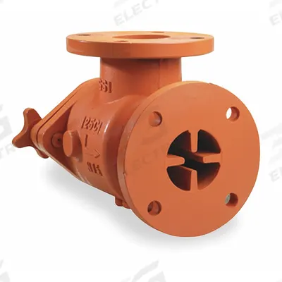 SSI Strainer: 8 in, 8 in Outlet Connection Size, FF Flange, 20 7/8 in Lg, Cast Iron - Suction Diffusion Strainers