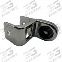 HADRIAN Stop and Keeper: Chrome Zamac, Chrome-Plated, 2 3/8 in Overall Ht, 1 1/2 in Overall Wd (MPN 601800). Key specifications — attr1325397: Metal; attr1325401: Chrome Zamac; attr1325407: Chrome-Plated; attr1325409: Stop and Keeper; attr1325406: HADRIAN.