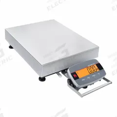 OHAUS Industrial Bench Scale: 19 3/4 in x 25 5/8 in, Not IP Rated, Front-Mounted, Stainless Steel (MPN i-D33P300B1X5 AM). Key specifications — attr1341383: Ethernet; attr1341384: 0.1 lb/50 g; attr1341400: OHAUS; attr1383935: Stainless Steel.