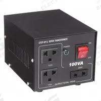 APPROVED VENDOR Step Up/Step Down Voltage Converter: 100 VA Power Rating, Single Phase, 50/60 Hz (MPN 30C515). Key specifications — Frequency: 50/60 Hz; Protective Device: None; Voltage Conversion: 110 to 220V AC; Brand: APPROVED VENDOR; Phase: Single.