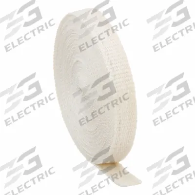 APPROVED VENDOR Electrical Tape: 1 in Roll Wd, 16 5/8 yd Overall Roll Lg, 1.57 mil Thick - High-Temperature Silica Tape