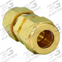 PARKER Compression Fitting Union: 1/2 in OD x 1/2 in OD Size, Compression x Compression, Brass (MPN 8-8 HBZ-B). Key specifications — attr1196838: CPI™; attr1196811: PARKER; attr1196829: CPI(TM).