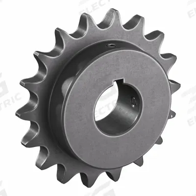 TRITAN Roller Chain Sprocket: 80, For 1 in Chain Pitch, 1 3/4 in Bore Dia, 18 Teeth - Size 80 Fixed-Bore Roller Chain Sprockets