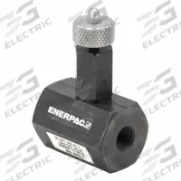 ENERPAC Needle Valve: 1.8492 gpm Max Flow Rate, 3/8"-18 NPT, 3/8"-18 NPT, 10,000 psi Max Pressure (MPN V8F). Key specifications — attr1018158: Manual; attr1018114: Rotary Knob; attr1018117: ENERPAC.