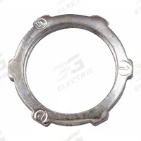 LockNut for Threaded RMC/IMC: 1/2 in Trade Size, Steel, Zinc Plated, IMC/RMC (MPN 1002). Key specifications — For Conduit Type: IMC; Insulated: No; Brand: RACO.