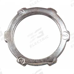 LockNut for Threaded RMC/IMC: 1/2 in Trade Size, Steel, Zinc Plated, IMC/RMC (MPN 1002). Key specifications — For Conduit Type: IMC; Insulated: No; Brand: RACO.