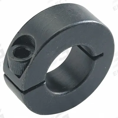 Dayton Shaft Collar: 1-Piece, Inch, Round, Clamp-On, 1 in Bore Dia - Steel Shaft Collars