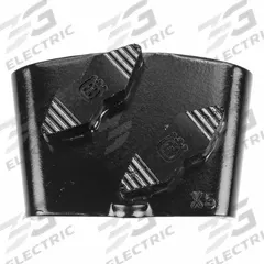 HUSQVARNA Grinding Segment: Extra Hard, 100 Grit, Black, 2 Segments, 1,720 RPM Max. Speed, 3 PK (MPN ELITE-GRIND EZ X100 DS). Key specifications — attr81237: Black; attr122184: Grinding Tool; attr122180: Extra-Hard Cured Concrete; attr81239: PG 8 S; attr81227: HUSQVARNA.