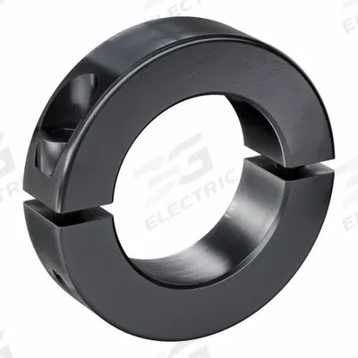 RULAND MANUFACTURING Shaft Collar: 2-Piece, Metric, Round, Clamp-On, 45 mm Bore Dia - Steel Shaft Collars