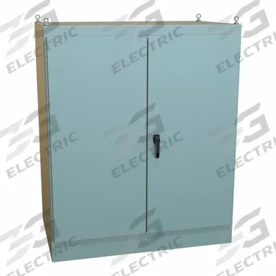 HAMMOND Enclosure: Steel, 72 in x 60 in x 36 in, NEMA 12, Solid Cover - Steel Dust-Tight Enclosures