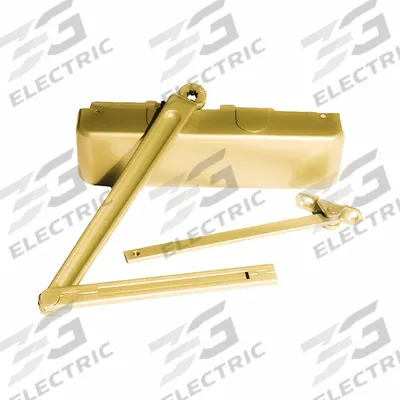 LCN Door Closer: Parallel/Std Mounting Type, Grade 1 - Heavy Duty, Bronze, 10 3/8 in Lg - Adjustable-Mount Door Closers