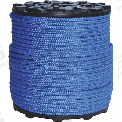ALL GEAR Rigging and Climbing Rope: Double Braid, 1/2 in Dia, 2,100 lb Working Load Limit - Rigging & Climbing Rope