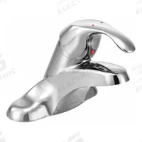 MOEN Low Arc Bathroom Faucet: M-Bition, Brass, Chrome Finish, 0.5 gpm Flow Rate, Centerset, Arc (MPN 8430F05). Key specifications — Includes: Mounting Hardware; Brand: MOEN; Series: M-Bition.