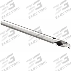 WIDIA HANITA Corner Radius End Mill: Carbide, 2 Flute, 3/16" Mill Dia, 5/16" LOC, 0.015" Rad, 2" OAL (MPN 2A09E05001RAT UNCOATED)