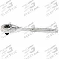 PROTO Hand Ratchet: Pear, Reversible, 7 in Overall Lg, Chrome, 15° Min Arc Swing, 3/8 in Drive Size (MPN J5249HS). Key specifications — attr1205598: Reversible; attr1205605: Quick-Release Not Included; attr1205626: Chrome; attr1228094: Proto; attr1205607: Pear; attr1205624: PROTO.