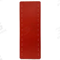 EQUIPTO Shelf: 36 in Overall Wd, 24 in Overall Dp, Solid Shelf, 18 ga, Red, 721 lb Shelf Capacity (MPN 6232-RD). Key specifications — attr37155: Red; attr37156: Powder Coated; attr37160: Steel; attr33654: EQUIPTO.