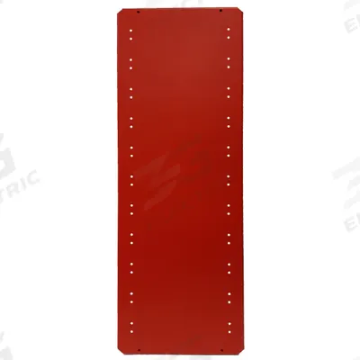 EQUIPTO Shelf: 36 in Overall Wd, 24 in Overall Dp, Solid Shelf, 18 ga, Red - Solid Steel Shelves for Standard Metal Shelving