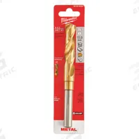 MILWAUKEE Reduced Shank Drill Bit: 5/8", 135° Split Point, TiN-Coated HSS, 3-Flats Shank (MPN 48-89-4636). Key specifications — attr1235078: 0.6250.