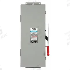 SIEMENS Safety Switch: Non-Fusible, 30 A, Three Phase, 600V AC, Galvanized Steel, Indoor (MPN HNF661J). Key specifications — attr867131: SIEMENS.