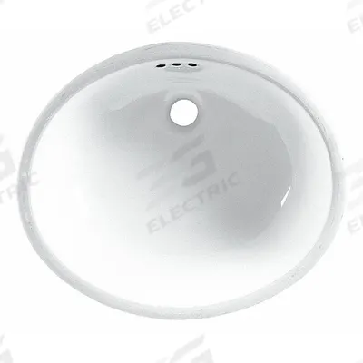 AMERICAN STANDARD Bathroom Sink: White, Vitreous China, 19 1/4 in Overall Lg - Undermount Bathroom Sinks without Faucets