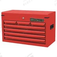 WESTWARD Top Chest: 7 Drawers, Light Duty, 26 in Overall Wd, 12 1/8 in Overall Dp, 16 in Overall Ht (MPN 48RJ71). Key specifications — Brand: WESTWARD; Includes Drawer Liners: Yes.