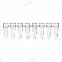 GLOBE SCIENTIFIC Test Tube: Test Tube, Polypropylene, 0.2 mL Capacity - mL, Colorless, Non-Sterile (MPN PCR-02S). Key specifications — Brand: GLOBE SCIENTIFIC; Graduated: No; Closure Color: Natural; Includes Closure: No; Body Color: Colorless; Body Material: Polypropylene.
