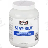 HARRIS Brazing Flux: 5 lb, Jar, Paste, FB3-A, Stay-Silv White (MPN SSWF5). Key specifications — Manufacturer Part Number: SSWF5; Color: White; Brand: HARRIS.