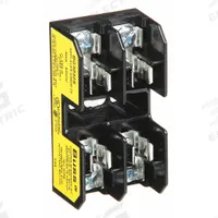 BUSSMANN Fuse Block: Open Block Design, 2 Pole, 480 V AC, Quick Connect/Screw, Non-Indicating (MPN BG3032S). Key specifications — Brand: BUSSMANN.