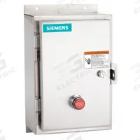 SIEMENS NEMA Magnetic Motor Starter: Non-Reversing, 3 Poles, NEMA Size 2-1/2, 60 A, 24V AC Coil (MPN 14GUG32WJ). Key specifications — attr211388: SIEMENS; attr951451: 1NO; attr951453: 24V AC; attr951489: Three; attr951498: Screw Terminals; attr984425: 1NO; attr984429: Pilot Light; attr997361: None (Not Applicable to Electronic Overloads).