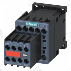 SIEMENS IEC Control Relay: DIN-Rail & Surface Relay Mounting, 24V DC Coil Volt, 5NO/3NC, 10 A (MPN 3RH22531BB40). Key specifications — Brand: SIEMENS.