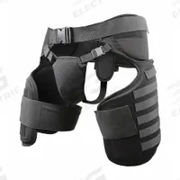 DAMASCUS Riot Control Thigh and Groin Protection: Universal, EVA Foam/Polyester Mesh, Strap (MPN TG40). Key specifications — attr188384: EVA Foam; attr188403: Polyester Mesh Lining; attr193737: DAMASCUS; attr188392: Black; attr232310: Thigh and Groin Protector with Molle System; attr188385: Strap.