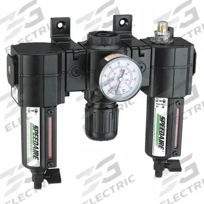 SPEEDAIRE Filter/Regulator/Lubricator: 1/4 in NPT, 56 cfm, 250 psi Max Op Pressure - Speedaire Filter, Regulator & Lubricators (FRLs)