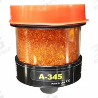 AIR SENTRY Desiccant Breather Replacement Cartridge: Silica Gel, 2 Micron Rating, 5 in Overall Lg (MPN 095A345). Key specifications — attr1257362: Cartridge; attr1257355: Check Valve Included; attr95771: 2; attr98902: AIR SENTRY; attr1257365: X-Series.