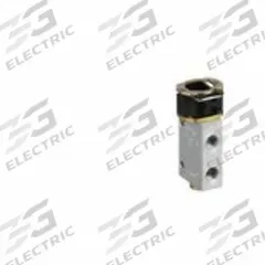 AVENTICS Manual Air Control Valve: AP, Panel, Three-Way / Two-Position, Aluminum, Normally Closed (MPN R450055451). Key specifications — attr1078735: Aluminum; attr1078776: Poppet; attr1078772: Normally Closed; attr1078762: Manual Air Control Valve.