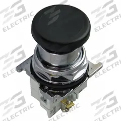 EATON Mushroom Head Push Button: Non-Illuminated, Mushroom Head Profile, Metallic, 30 mm, 1NO (MPN 10250T26B). Key specifications — Brand: EATON; Action: Momentary; Series: 10250T; Push Button Material Type: Metallic.