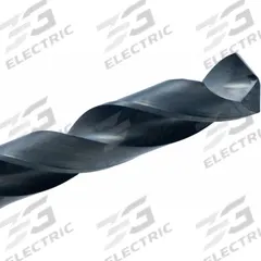 CLEVELAND Jobber Length Drill Bit: 15/64", 135° Split Point, Black Oxide Cobalt, Fast Spiral (MPN C15953). Key specifications — attr1229327: 0.2344.