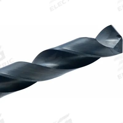 CLEVELAND Jobber Length Drill Bit: 15/64", 135° Split Point, Black Oxide Cobalt - Short-Flute Cobalt Jobber-Length Drill Bits