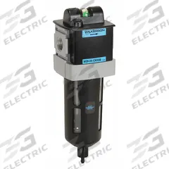 WILKERSON Compressed Air Filter: Coalescing, 3/8 in NPT, 0.5 micron, 72 cfm, 150 psi Max Op Pressure (MPN M28-03-BK00B). Key specifications — attr110055: M28; attr110008: WILKERSON.