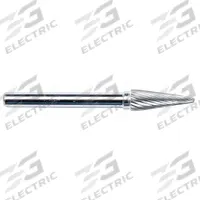 APPROVED VENDOR Carbide Bur: Pointed-End Cone, SM-6, Single Cut, 5/8" x 1" Head, 1/4" Shank (MPN 19D747). Key specifications — Trade Number: SM-6; Brand: APPROVED VENDOR.