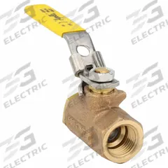 APOLLO Manual Two-Way Ball Valve: 1/2 in, Bronze, Straight, FNPT x FNPT, 600 psi Max. Pressure (CWP) (MPN 701032741). Key specifications — Brand: APOLLO; Handle: Locking Lever.