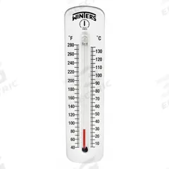 WINTERS Industrial Glass Thermometer: 40°F to 280°F /5°C to 135°C, +/-1% Accuracy, 2.525 in Stem Lg (MPN TSW173LF.). Key specifications — Thermometer Thread Type: NPT; Accuracy: +/-1%; Brand: WINTERS.